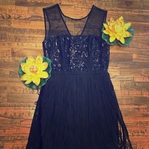 Short black BCBG dress